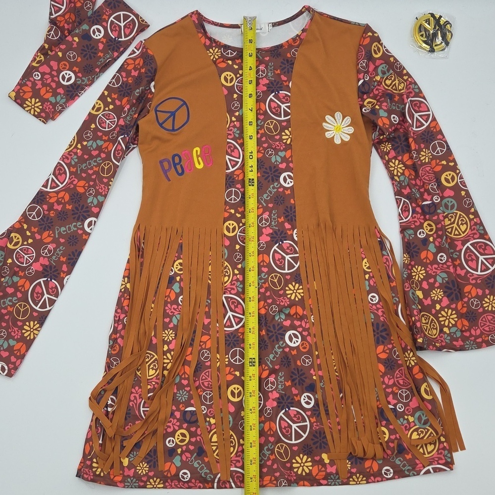 Flower Child Hippie Costume NWOT - Picture 12 of 16
